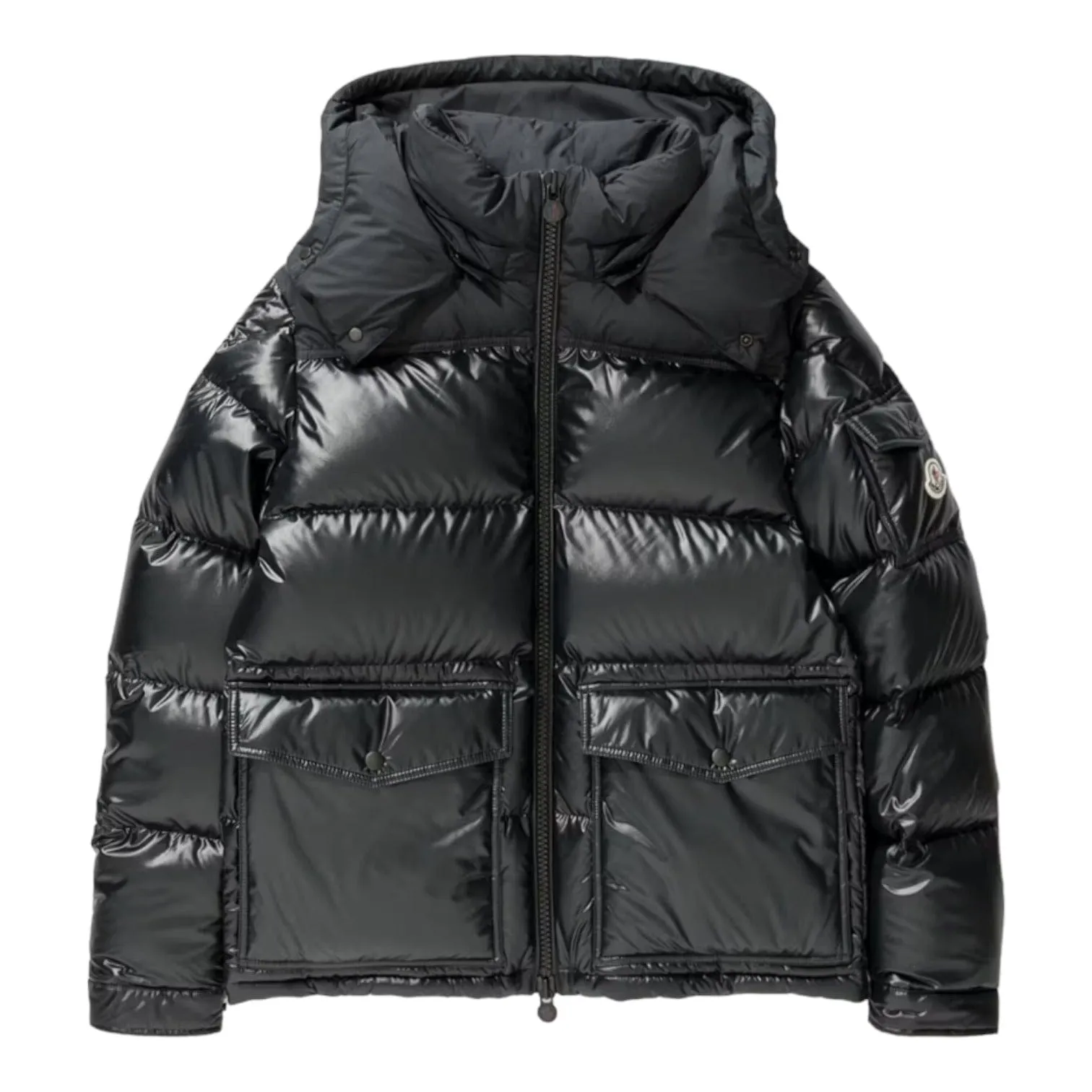 Moncler Masaya Polyester Down Jacket Black