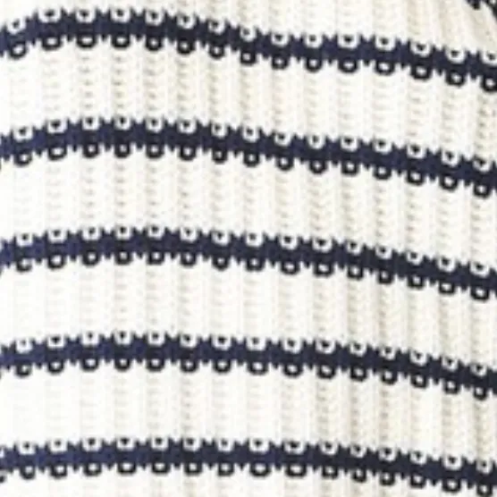 Nautical Sweater - Ivory / Indigo Stripe