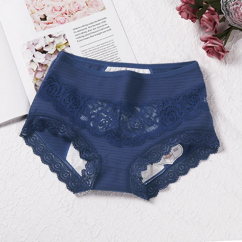 New Breathable Physiological Pants In The High Waist Cotton  Underwear Women's Menstrual Period Large Size Health Pants