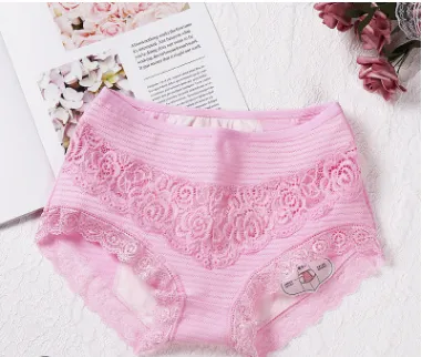 New Breathable Physiological Pants In The High Waist Cotton  Underwear Women's Menstrual Period Large Size Health Pants