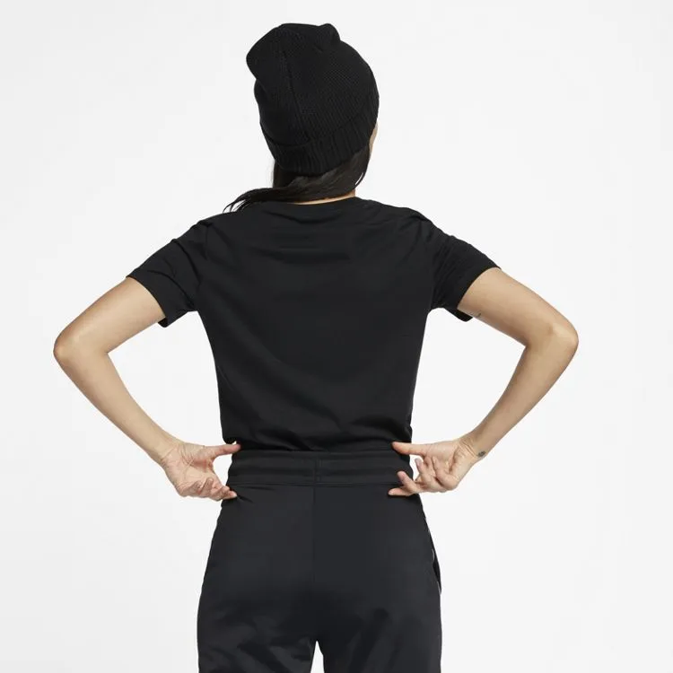 Nike W Nsw Tee Essntl Women Lifestyle T-Shirt Black/White