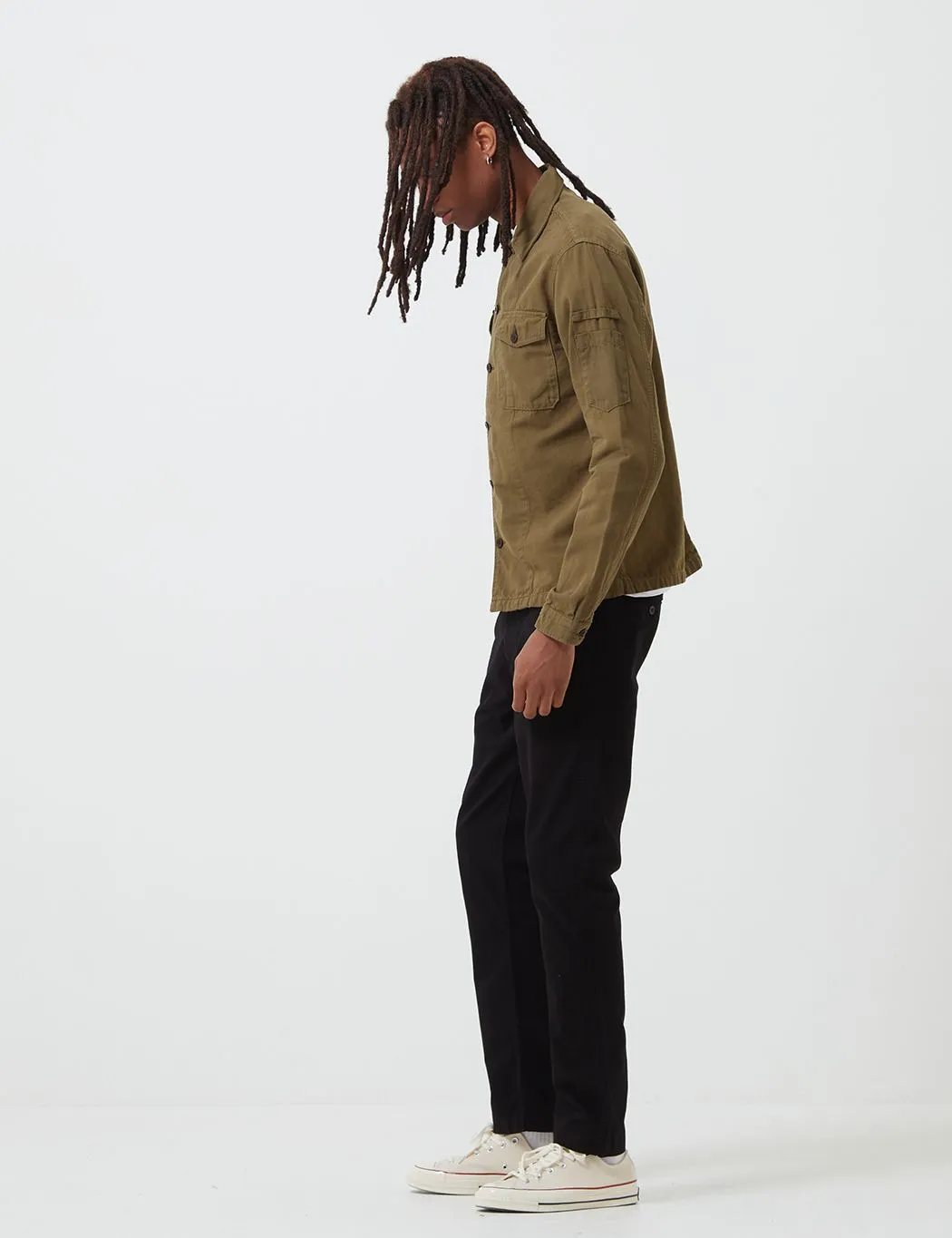 Portuguese Flannel Champ Jacket - Olive