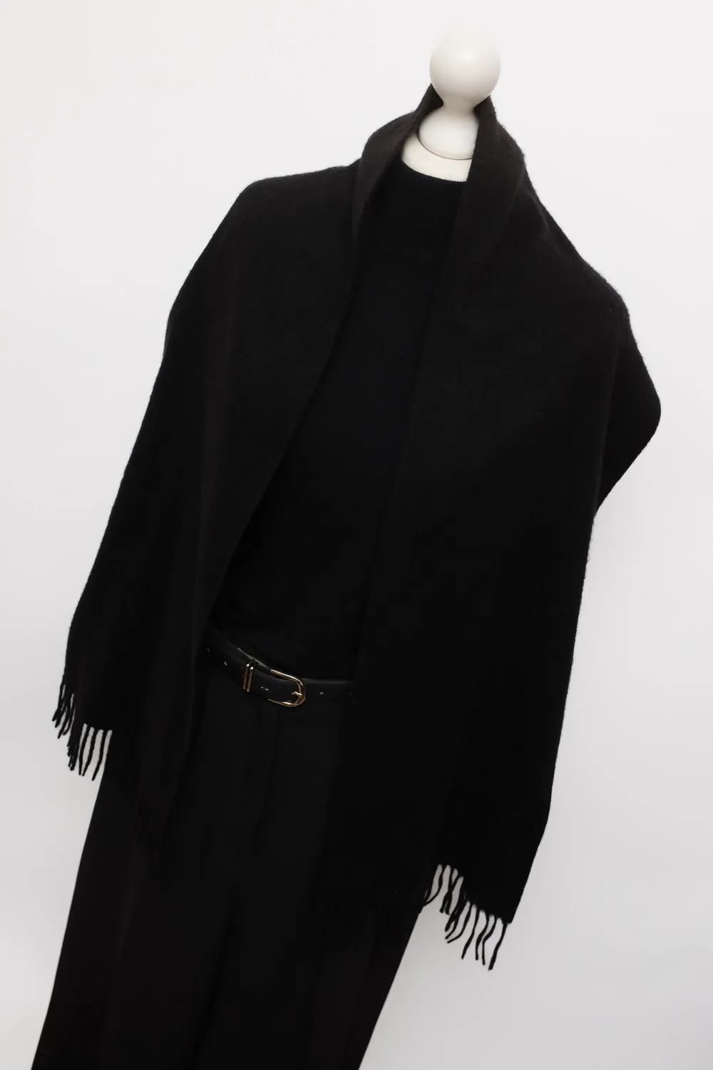 PURE CASHMERE GERMANY BLACK CLASSY SCARF