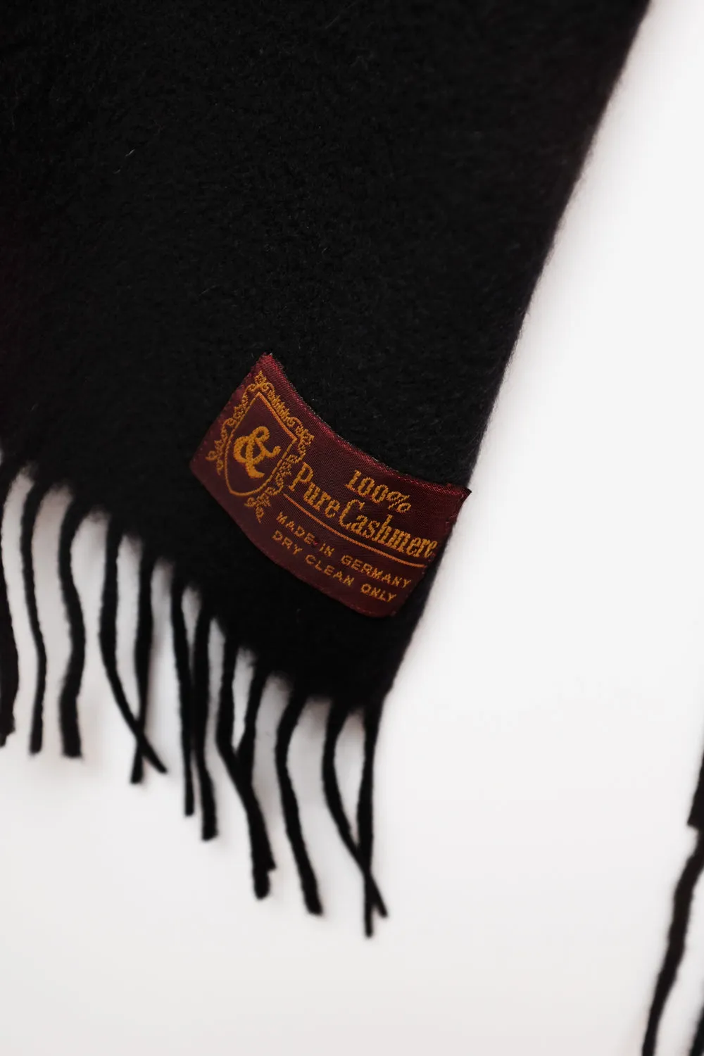 PURE CASHMERE GERMANY BLACK CLASSY SCARF