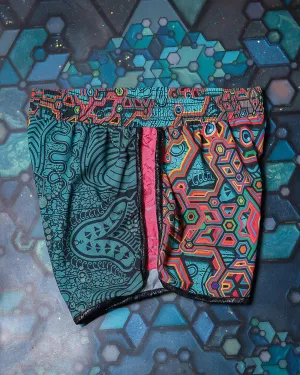 Running Shorts / Light Sportswear - ATLANTIS Pink Lace Strippe