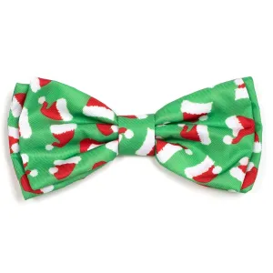 Santa Hats Dog Bow Tie