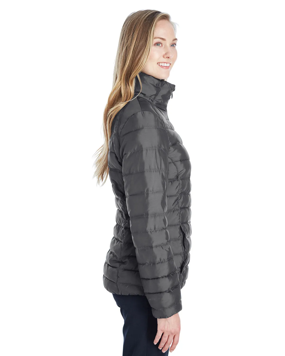 Spyder Ladies Supreme Insulated Puffer Jackets, Polar/ Alloy