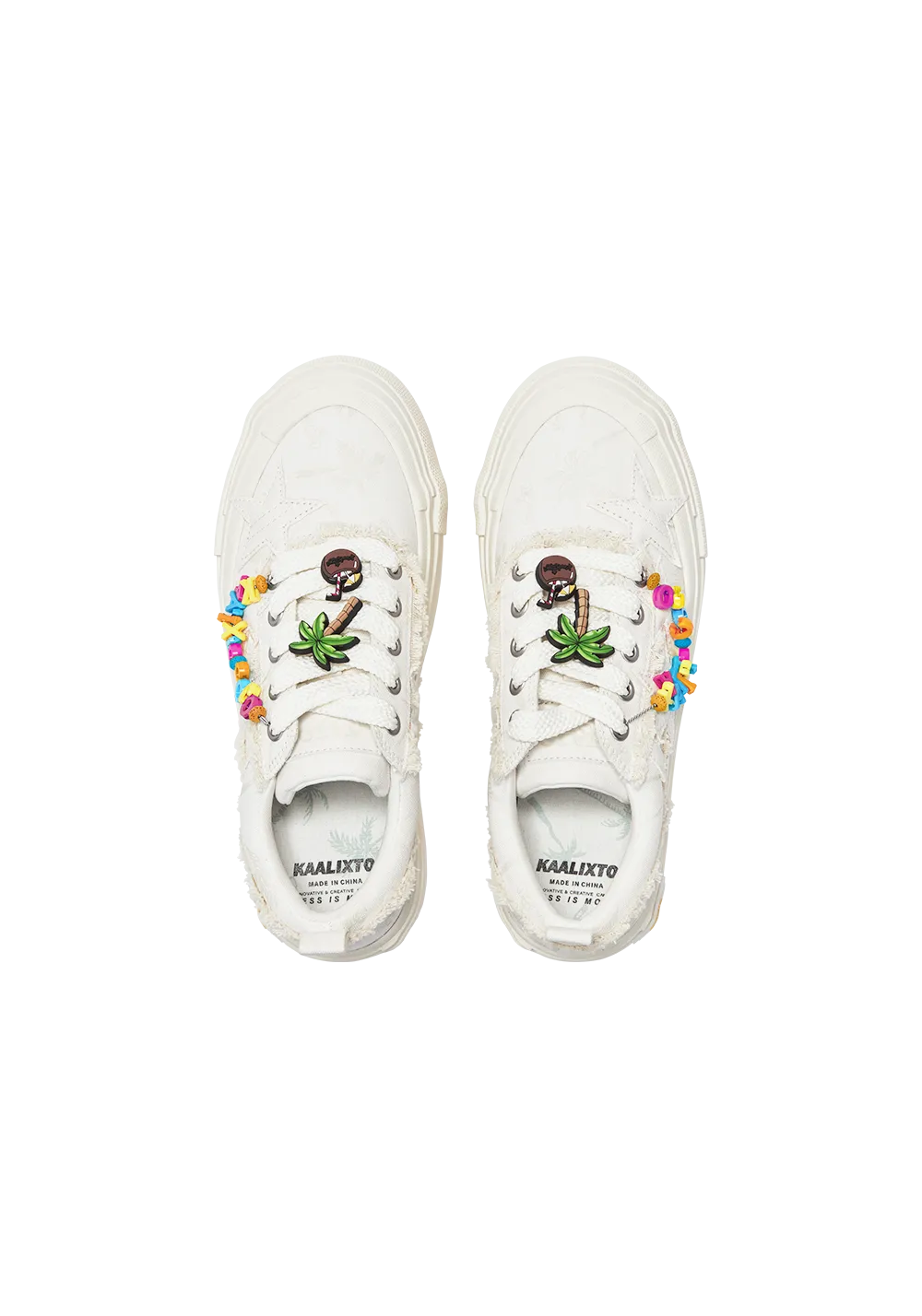 Star Canvas Shoes-Coconut Palm Variability