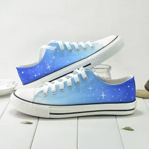 Uniwim Blue Galaxy Hand-painted Shoes SE21802