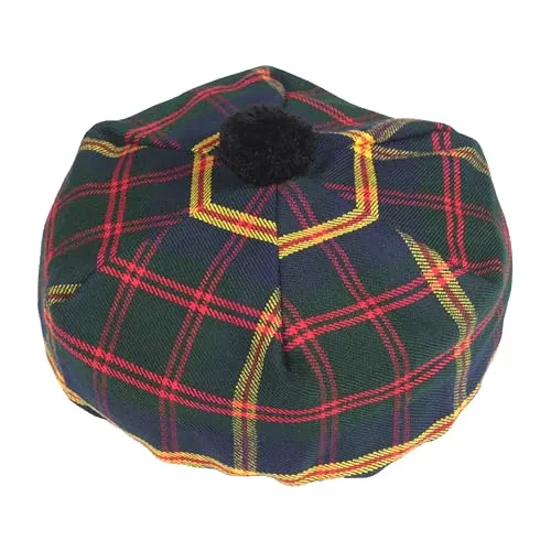 US Buyers Only - Best Traditional Tam o'Shanter Tammy Hat with a Flat Bonnet in a Variety of Tartans