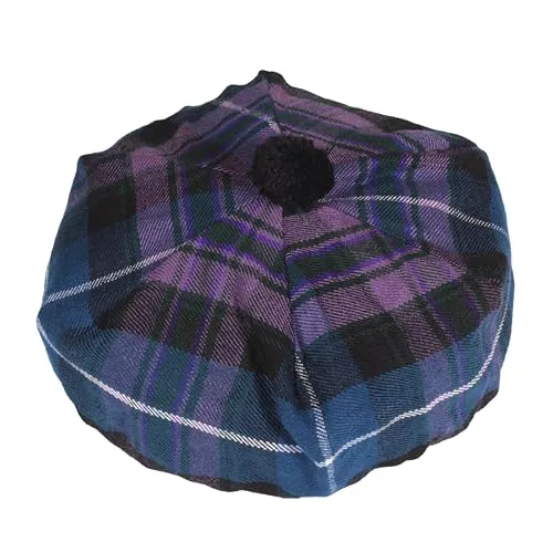 US Buyers Only - Best Traditional Tam o'Shanter Tammy Hat with a Flat Bonnet in a Variety of Tartans