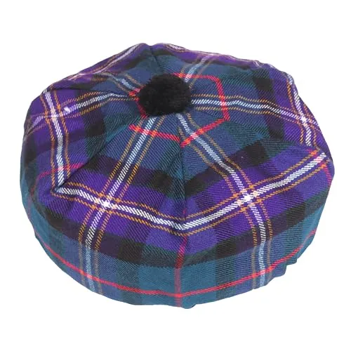 US Buyers Only - Best Traditional Tam o'Shanter Tammy Hat with a Flat Bonnet in a Variety of Tartans