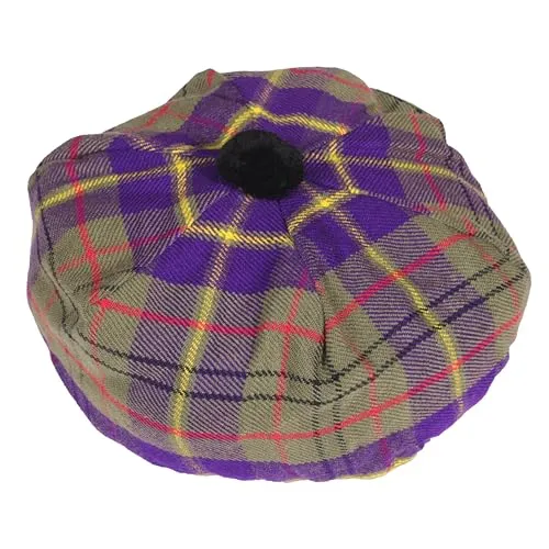 US Buyers Only - Best Traditional Tam o'Shanter Tammy Hat with a Flat Bonnet in a Variety of Tartans