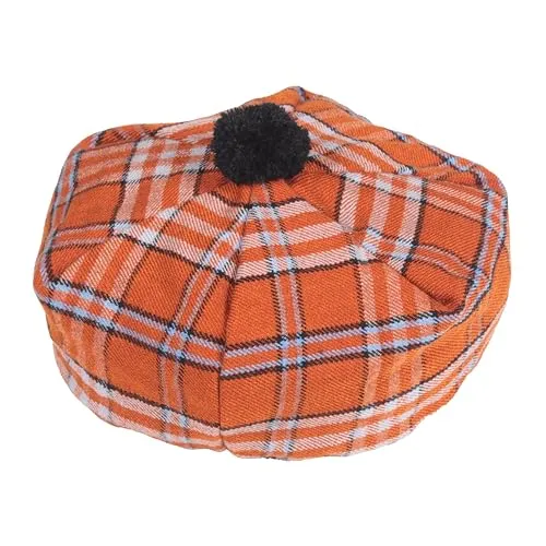 US Buyers Only - Best Traditional Tam o'Shanter Tammy Hat with a Flat Bonnet in a Variety of Tartans