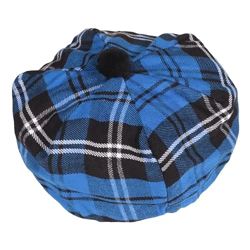 US Buyers Only - Best Traditional Tam o'Shanter Tammy Hat with a Flat Bonnet in a Variety of Tartans