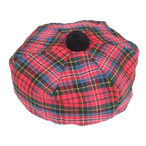 US Buyers Only - Best Traditional Tam o'Shanter Tammy Hat with a Flat Bonnet in a Variety of Tartans