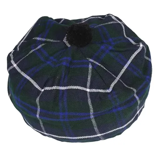 US Buyers Only - Best Traditional Tam o'Shanter Tammy Hat with a Flat Bonnet in a Variety of Tartans