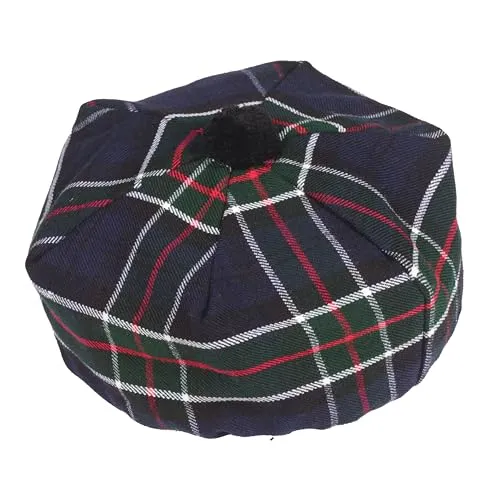 US Buyers Only - Best Traditional Tam o'Shanter Tammy Hat with a Flat Bonnet in a Variety of Tartans