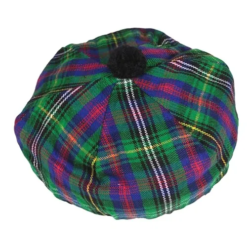 US Buyers Only - Best Traditional Tam o'Shanter Tammy Hat with a Flat Bonnet in a Variety of Tartans