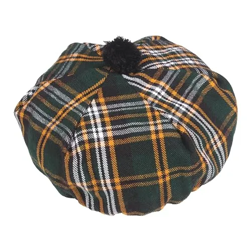 US Buyers Only - Best Traditional Tam o'Shanter Tammy Hat with a Flat Bonnet in a Variety of Tartans