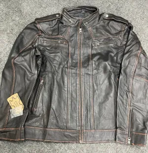 Vintage inspired Unisex Leather Jackets. Minimum Order 100 PC's