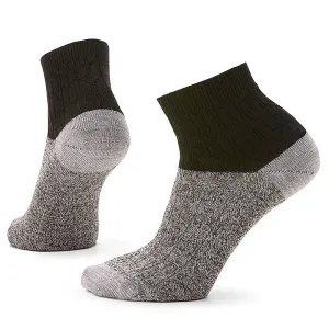 WOMEN'S EVERYDAY CABLE ZERO CUSHION ANKLE SOCKS