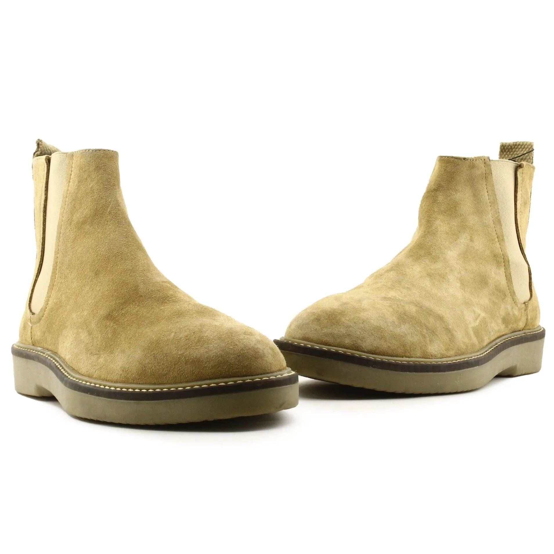 Zara Stretchable Chelsea Ankle Boots | Suede